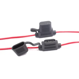 2Pcs Fuse Holder Medium Standard ATC ATO Fuse Box Socket Waterproof with Cable 5A 7.5A 10A 15A 20A 25A 30A 35A Fuse