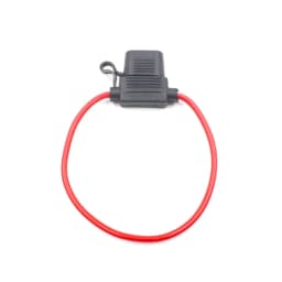 2Pcs Fuse Holder Medium Standard ATC ATO Fuse Box Socket Waterproof with Cable 5A 7.5A 10A 15A 20A 25A 30A 35A Fuse