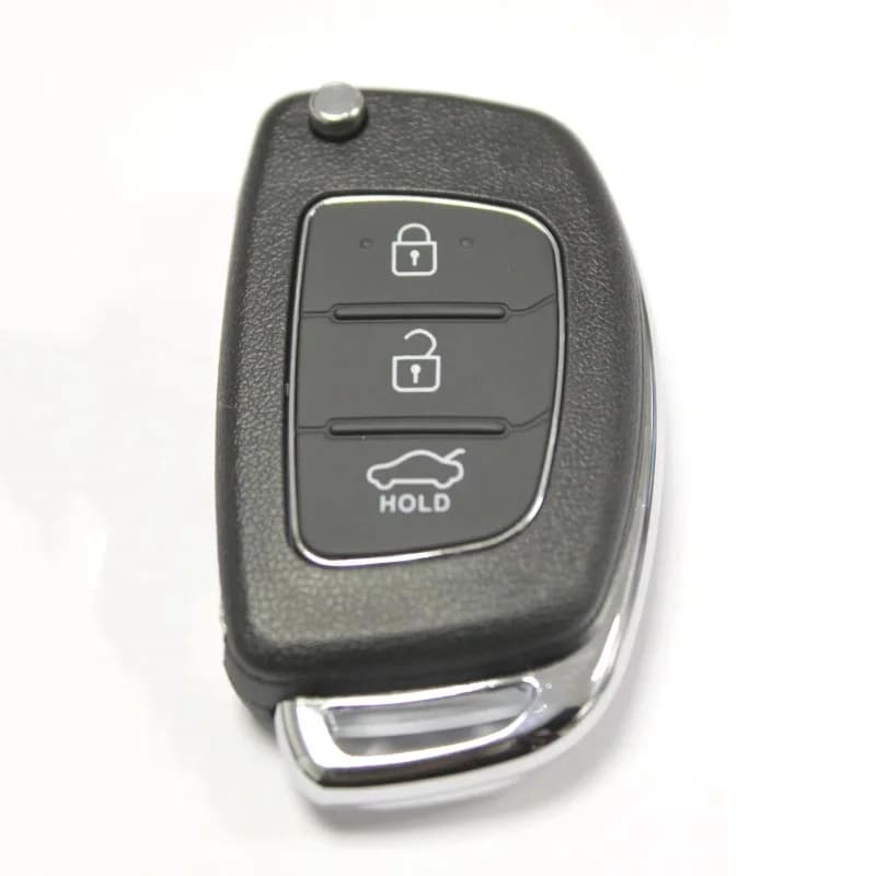 RFC 3 Button Flip Key Case Car Key Shell Case Flip Folding Shell 3 Button Case For Hyundai I10 I20 I40 IX35 Santa Fe Remote Fob