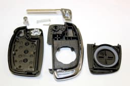 RFC 3 Button Flip Key Case Car Key Shell Case Flip Folding Shell 3 Button Case For Hyundai I10 I20 I40 IX35 Santa Fe Remote Fob