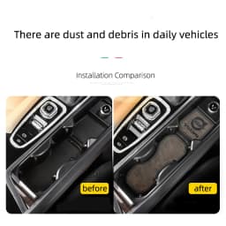 For Volvo XC60 Water Cup Mat S90 XC90 S60 V60 V90CC XC40 Door Slot Mat Water Cup Anti-Skid Mat Interior Modification Products