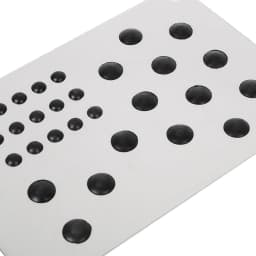 Car Floor Mat Foot Heel Scuff Plate Non-slip Carpet Patch Auto Alloy Silver Cover Anti-skid Pad Universal Interior Accessories