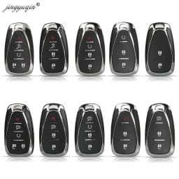 jingyuqin 2/3/4/5/6 Button Remote Car Key Shell Replacement for Chevrolet Cruze Malibu Camaro Equinox Smart Key Fob Body Housing