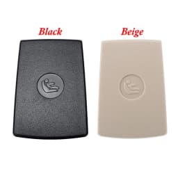52207319686 Black Beige Car Rear Child Seat Fixing ISOFix Cover For BMW 1 3 Series F30 F31 F20 F21 F22 F80 M3 F34 X1 E84 E90 E87