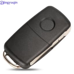 Jingyuqin 2/3/4/5 Buttons Folding Remote Car Key Case Shell For VW Sharan Tiguan Golf Sagitar Polo MK6 Touareg