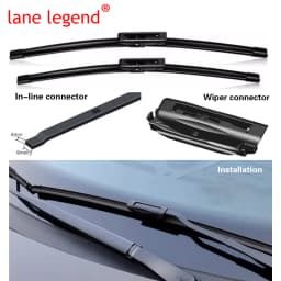 Wiper Front Rear Wiper Blades For Renault Clio 4 2012 - 2019 Windshield Windscreen Front Window 26"+14"+10" 2015 2016 2017 2018
