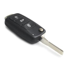 KEYYOU Replacement Folding Car Key Shell Case Fob For VW Volkswagen Golf Mk6 Tiguan Polo Passat CC SEAT Skoda Octavia 3Button