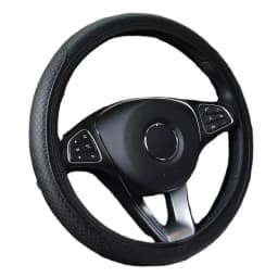37-39cm Car Steering Wheel Cover Skidproof Auto Steering- Wheel Cover Anti-Slip Embossing Leather Car-styling Car Accessories