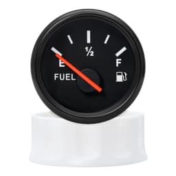 100-500mm Stainless Steel Marine Fuel Level Gauge Sensor Fit Boat Car Fuel Level Gauge Meter 0-190ohm with Red Backlight 9-32V