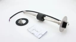 100-500mm Stainless Steel Marine Fuel Level Gauge Sensor Fit Boat Car Fuel Level Gauge Meter 0-190ohm with Red Backlight 9-32V