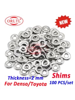 ORLTL 100PCS/lot Diesel Oil Fuel Injector Copper Washers F00VC17504 Auto Nozzle F00VC17503 F00VC17505 for BOSCH Delphi Denso