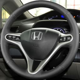 Hand-stitched For Honda Fit Jazz City 2009 2010 2011 2012 2013 Insight 2010 2011 2012 2013 2014 Car Steering Wheel Cover