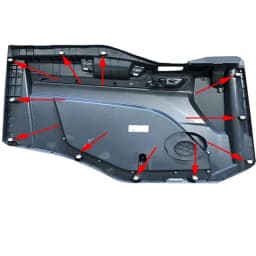 Car Door Card Panel Fascia Lining Clip Inner Trim Accessories For Bmw 3 Series F30 F31 F80 2013 2014 2015 2016 2017 2018