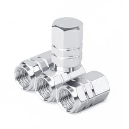 4Pcs Aluminum Alloy Car Wheel Tire Valve Caps Tyre Rim Stem Covers Airdust Waterproof For Automobiles Motorcycles Accessories