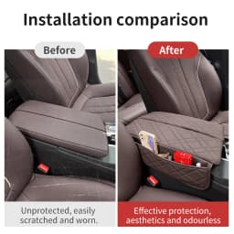 Car Central Armrest Pad For BMW G30 G38 G32 6GT 2018-2023 LHD Auto Center Console Arm Rest Box Cover Mat Protective Accessories