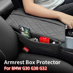 Car Central Armrest Pad For BMW G30 G38 G32 6GT 2018-2023 LHD Auto Center Console Arm Rest Box Cover Mat Protective Accessories