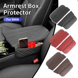 Car Central Armrest Pad For BMW G30 G38 G32 6GT 2018-2023 LHD Auto Center Console Arm Rest Box Cover Mat Protective Accessories
