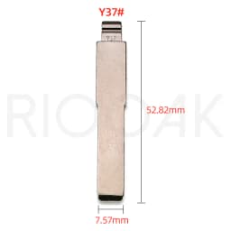 10pcs Replacement Remote Key Blade Y37 Blade KD VVDI Uncut Flip Blank SIP22 #157 For Fiat Punto Ducato Stilo Panda Idea