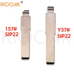 10pcs Replacement Remote Key Blade Y37 Blade KD VVDI Uncut Flip Blank SIP22 #157 For Fiat Punto Ducato Stilo Panda Idea