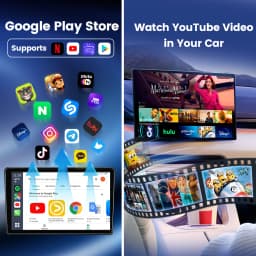 Carlinkit Ai Box Android 13 Led Wireless Android Auto & CarPlay Smart Tv Box QCM6225 Support Youtube Netflix Car Accessories