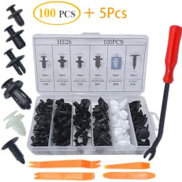100pcs Mixed Car Plastic Clips Auto Fixing Door Closer Pin Removing Retainer Rivet Screws Disassembly Tools For Removal Products