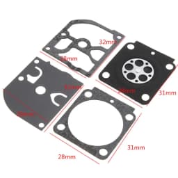 Grass Trimmer Carburetor Rebuild Kit For ZAMA RB-100 STIHL HS45 FS55 FS38 BG45 Carburetor Diaphragm Gasket Primer Bulb Repair