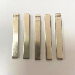 10pcs 71# HU100 HU100FH Metal Uncut Blank Flip Remote Key Blade For Opel, Chevrolet,Buick for keydiy KD xhorse VVDI JMD