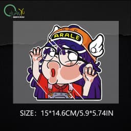 for Arale Fine Decal Vinyl Car Sticker Body Car Bumper Truck Camper Waterproof Sunscreen Decals Custom Printing