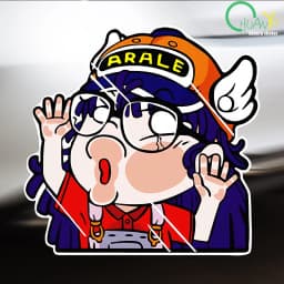 for Arale Fine Decal Vinyl Car Sticker Body Car Bumper Truck Camper Waterproof Sunscreen Decals Custom Printing