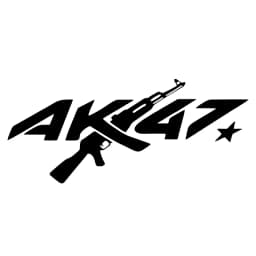Car front and rear glass car stick triangle window sticker AK creative personality reflective stick waterproof car sticker