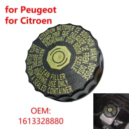 1613328880 Car Brake Fluid Reservoir Tank Cap Bottle Lid Cover for Peugeot for Citroen