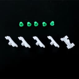 10pcs Plastic Car Side Molding Clip Auto Door Bumpstrip Retaining Fastener Clips for BMW E46 51138231130 Interior Accessories