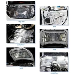 Sound Deadener Mat Auto Acoustic Thermal Mat Sound Proof Wall Panels Car Deadening Noise Insulation Mats for Car 5/10mm 200x50cm