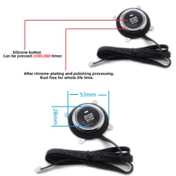 Start Button System Car Alarm with AutoStart Universal Central Locking Remote Starter Kit Automotive Start Stop For Toyota/Audi