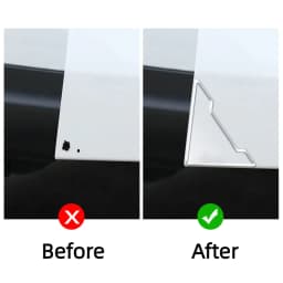 4pcs Universal Car Door Corner Anti-collision Covers Transparent Silicone Protector Anti-Scratch Stickers Door Protection Cover