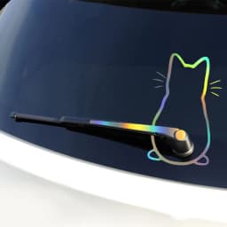 Car interior stickers Art design Fun cat car stickers Window rear glass Car decoration Car styling stickers and decals