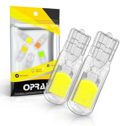 2X T10 W5W 194 T15 W16W LED Bulbs Reading Lights COB Auto Brake Lamp Glass Sapphire Drive-free Dome Light Amber 12V White 6000K