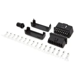 12/24V Car Accessories OBD2 16Pin Female/male Connector Plug Adapter OBD OBDII EOBD J1962 OBD2 16Pin Wiring Adapter 16Pin Plug