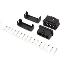 12/24V Car Accessories OBD2 16Pin Female/male Connector Plug Adapter OBD OBDII EOBD J1962 OBD2 16Pin Wiring Adapter 16Pin Plug