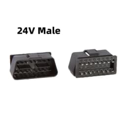 12/24V Car Accessories OBD2 16Pin Female/male Connector Plug Adapter OBD OBDII EOBD J1962 OBD2 16Pin Wiring Adapter 16Pin Plug