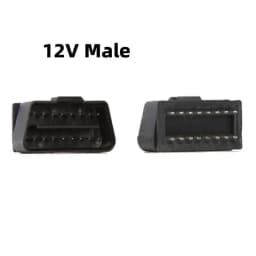 12/24V Car Accessories OBD2 16Pin Female/male Connector Plug Adapter OBD OBDII EOBD J1962 OBD2 16Pin Wiring Adapter 16Pin Plug