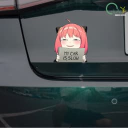 Ania Fujie Spies' Homecoming Head Facial Bag Body Door Sticker anime Creative Reflective Sticker