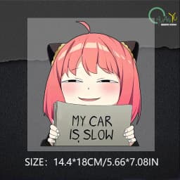 Ania Fujie Spies' Homecoming Head Facial Bag Body Door Sticker anime Creative Reflective Sticker