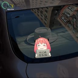 Ania Fujie Spies' Homecoming Head Facial Bag Body Door Sticker anime Creative Reflective Sticker