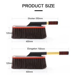 SEAMETAL Microfiber Car Duster Suit Adjustable Telescopic Car Cleaning Dusts Mop Bristles Brushes for Car Wash Accessories