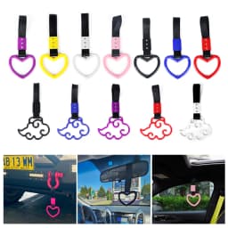 JDM Train Bus Handle Hand Strap 1pcs Tsurikawa Ring Heart Styling Drift Charm Strap Drift Auto Accessories Car Strap