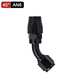 Universal AN4 AN6 AN8 AN10 AN12 AN16 Straight 45 90 120 180 Degree Oil Fuel Swivel Hose End Fitting Oil Hose End Adaptor Kit
