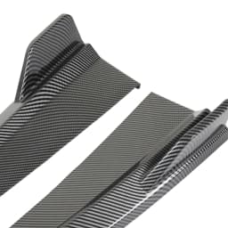 Car Rear Bumper Diffuser Side Splitters For Mercedes Benz C Class W205 C180 C200 C260 C43 AMG 2015-2021 Body Kits Tuning