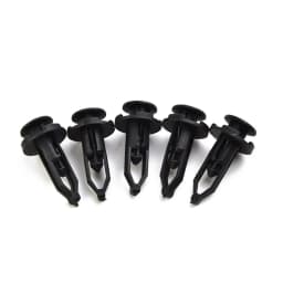 100pcs 9mm Car Bumper Rear Cover Push-type Clamp Black Plastic Fixed Clip Fasteners For Toyota 52161-16010