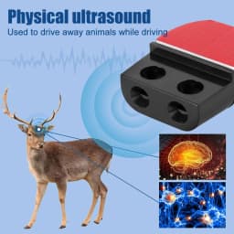 4Pcs Deer Warning Whistles Device Portable Deer Repelling Whistles Mini Car Safety Deer Whistle Weather-Resistant Animal Alert